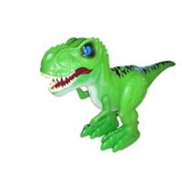 ZURU Robo Alive T-Rex Green Dinosaur Robotic Walking Roaring Working 12" x 7 - Picture 2 of 7
